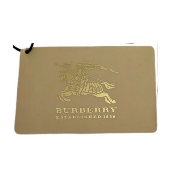 Burberry Dark Nickel Metallic Leather Drawstring Tote with Metal Accents - Picture 14 of 16